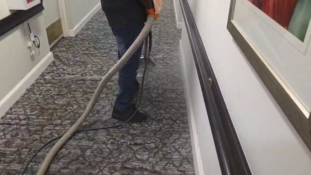 Carpet cleaning North Lauderdale - Steam N’ Shine team steam cleaning carpet